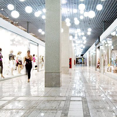 Industria acabado de interior de tiendas.